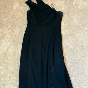 Maggy London one shoulder dress